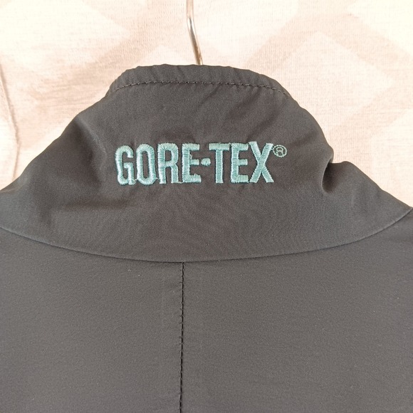 IN Sport Gore-Tex Men's Jacket Teal Blue Colorblock Windbreaker Small - Picture 9 of 9